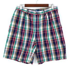 Polo Ralph Lauren Madras Plaid Tyler Shorts 34W